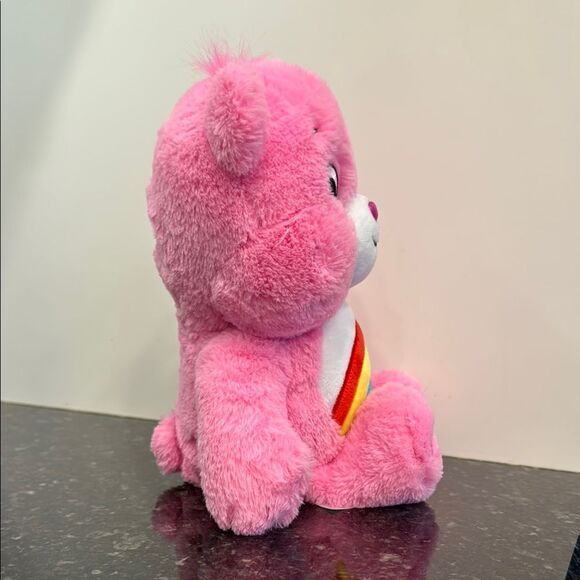 Care Bears -Cheer Bear Pink Rainbow Plush. Size 13” - Picture 7 of 10